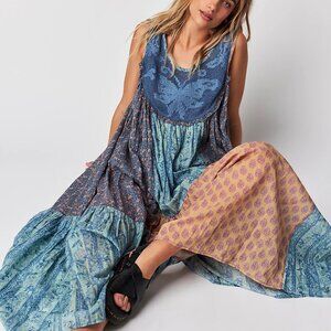 Free People Lost Palms Craft Maxi Dress NWOT Size XL